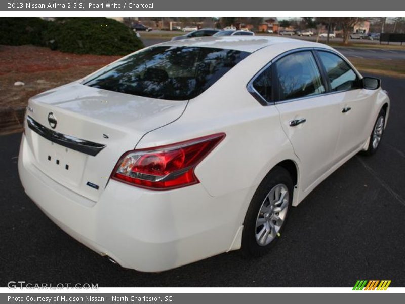 Pearl White / Charcoal 2013 Nissan Altima 2.5 S