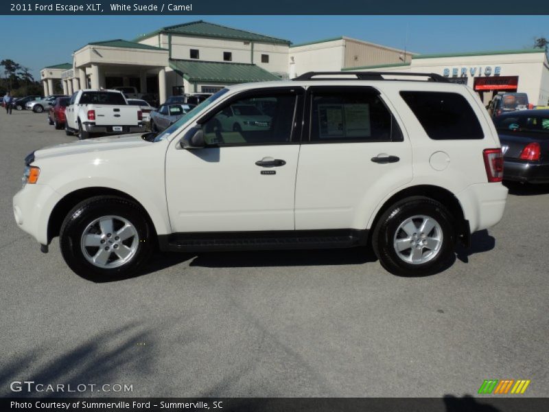 White Suede / Camel 2011 Ford Escape XLT