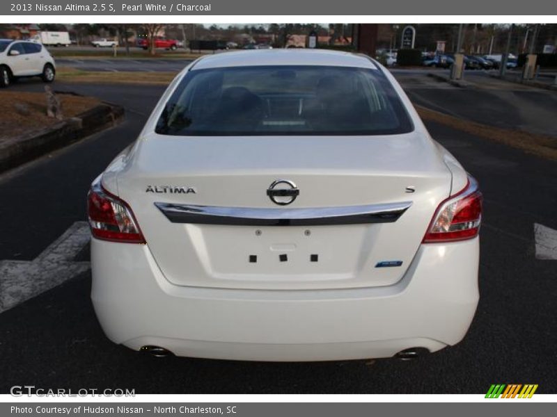 Pearl White / Charcoal 2013 Nissan Altima 2.5 S