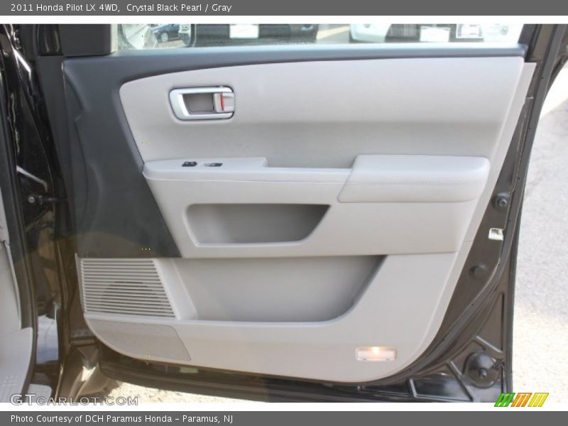 Crystal Black Pearl / Gray 2011 Honda Pilot LX 4WD