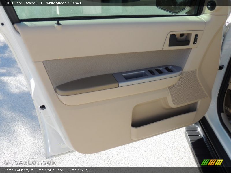 White Suede / Camel 2011 Ford Escape XLT