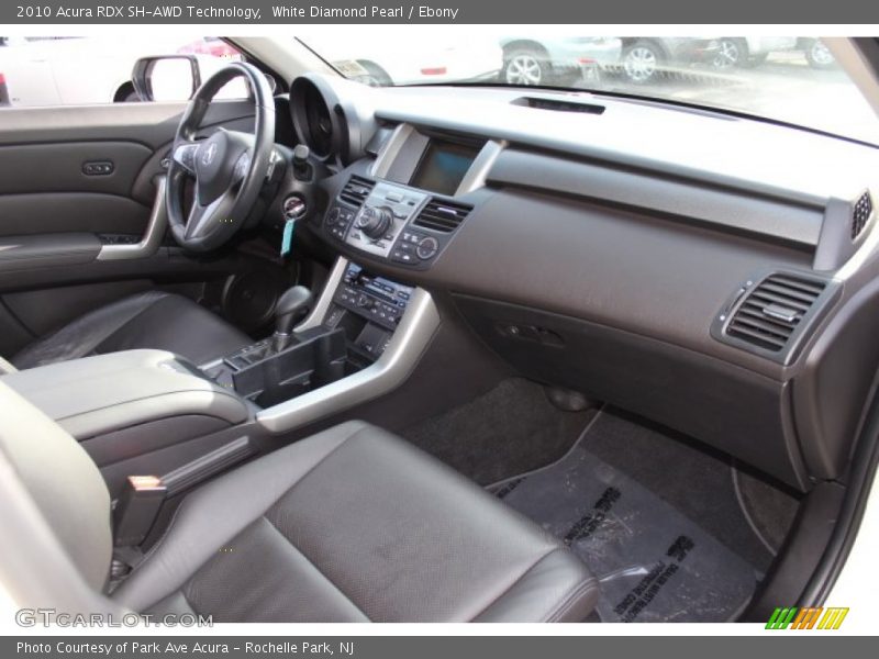 White Diamond Pearl / Ebony 2010 Acura RDX SH-AWD Technology
