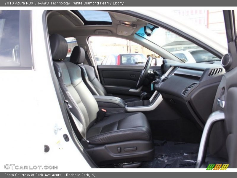 White Diamond Pearl / Ebony 2010 Acura RDX SH-AWD Technology