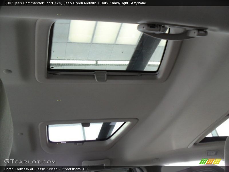 Sunroof of 2007 Commander Sport 4x4