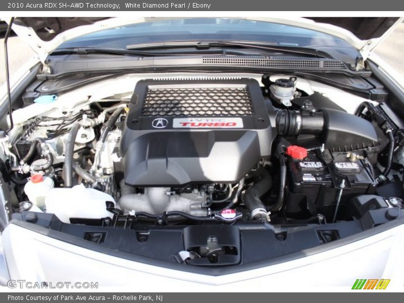White Diamond Pearl / Ebony 2010 Acura RDX SH-AWD Technology