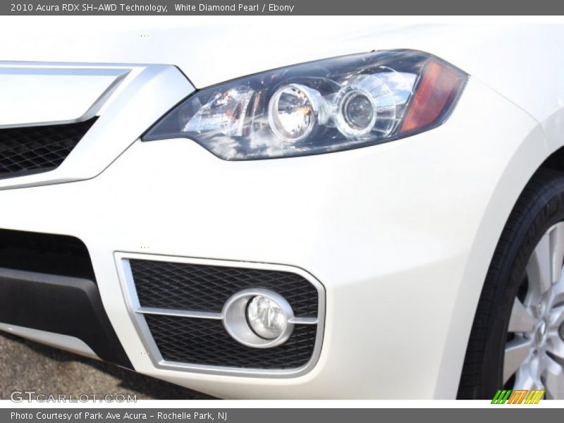 White Diamond Pearl / Ebony 2010 Acura RDX SH-AWD Technology