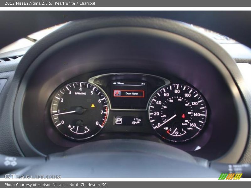 Pearl White / Charcoal 2013 Nissan Altima 2.5 S