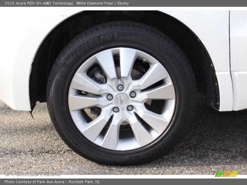 White Diamond Pearl / Ebony 2010 Acura RDX SH-AWD Technology
