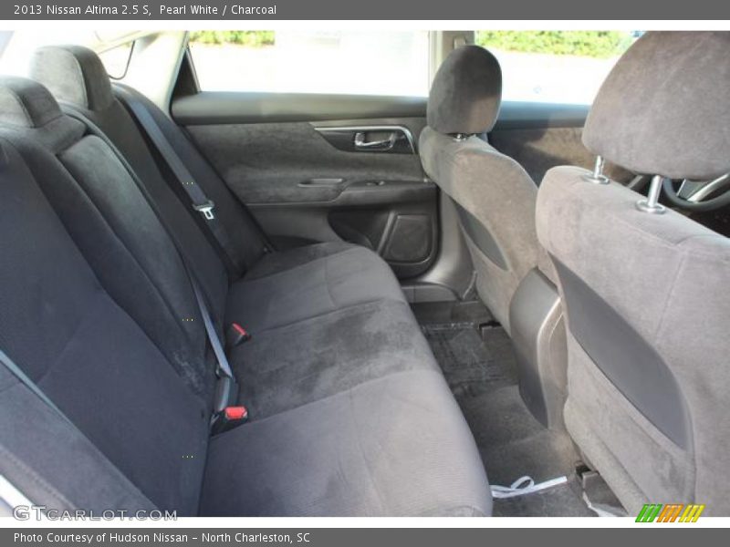Pearl White / Charcoal 2013 Nissan Altima 2.5 S