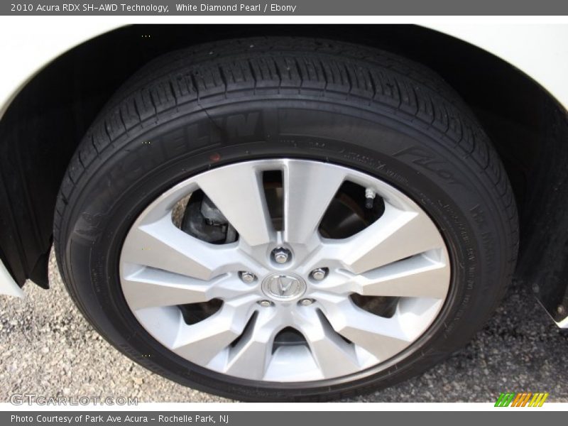 White Diamond Pearl / Ebony 2010 Acura RDX SH-AWD Technology