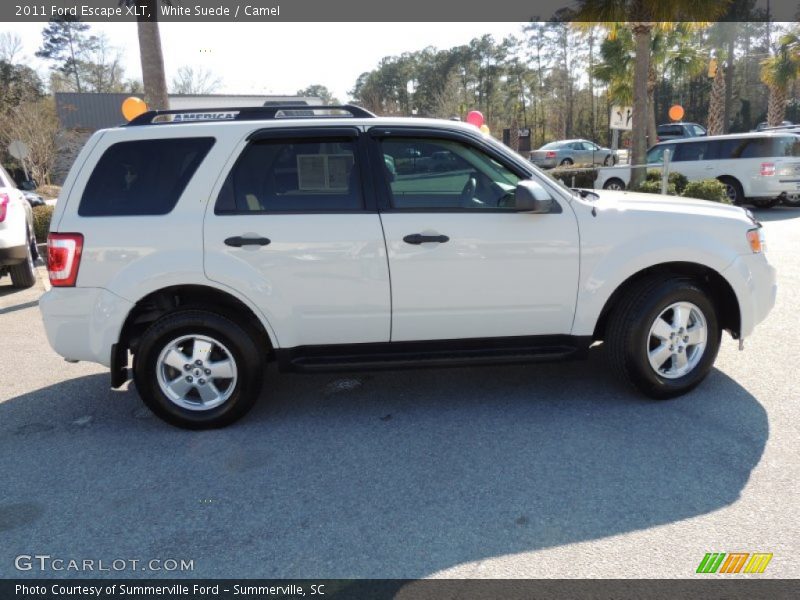 White Suede / Camel 2011 Ford Escape XLT