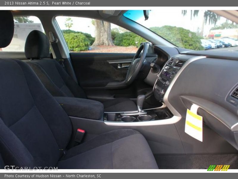 Pearl White / Charcoal 2013 Nissan Altima 2.5 S