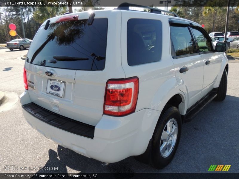 White Suede / Camel 2011 Ford Escape XLT