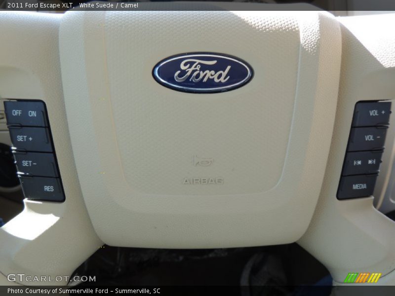 White Suede / Camel 2011 Ford Escape XLT
