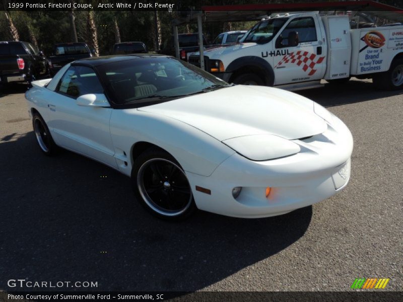 Arctic White / Dark Pewter 1999 Pontiac Firebird Coupe