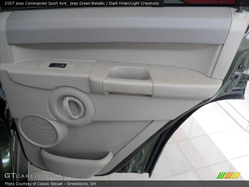 Jeep Green Metallic / Dark Khaki/Light Graystone 2007 Jeep Commander Sport 4x4