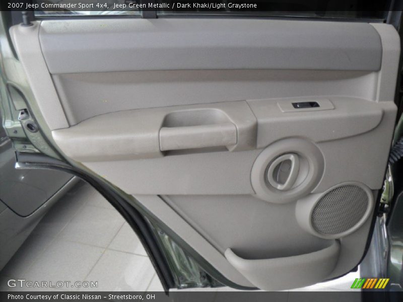 Jeep Green Metallic / Dark Khaki/Light Graystone 2007 Jeep Commander Sport 4x4