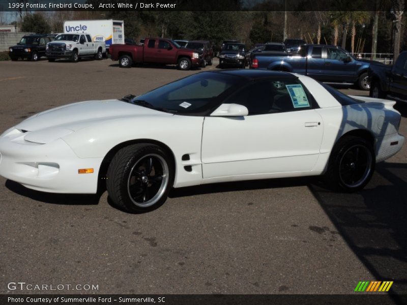 Arctic White / Dark Pewter 1999 Pontiac Firebird Coupe