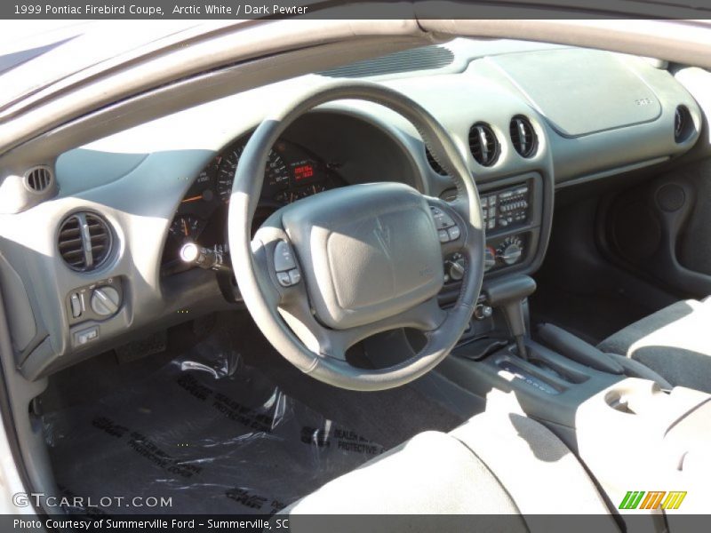 Arctic White / Dark Pewter 1999 Pontiac Firebird Coupe