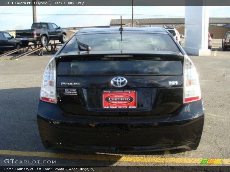 Black / Dark Gray 2011 Toyota Prius Hybrid II