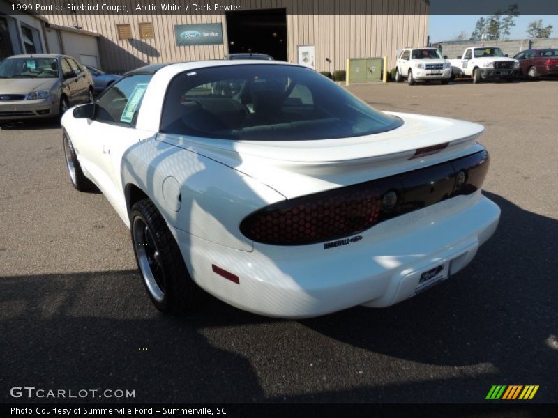 Arctic White / Dark Pewter 1999 Pontiac Firebird Coupe