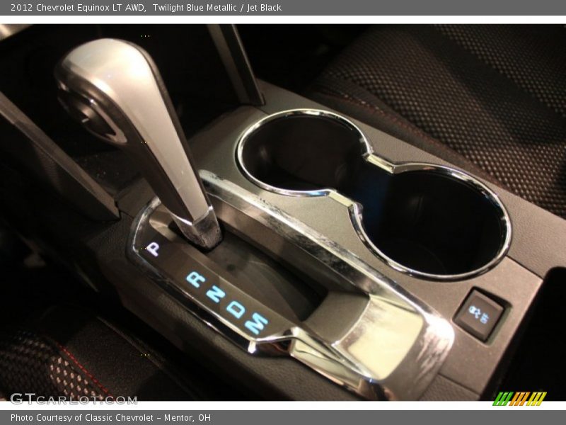 Twilight Blue Metallic / Jet Black 2012 Chevrolet Equinox LT AWD