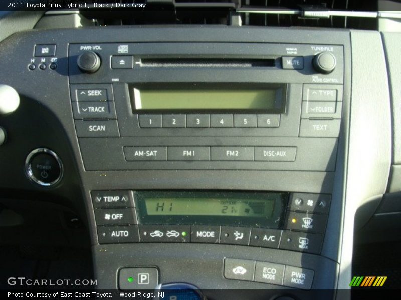 Black / Dark Gray 2011 Toyota Prius Hybrid II