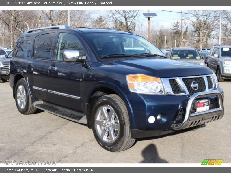 Navy Blue Pearl / Charcoal 2010 Nissan Armada Platinum 4WD