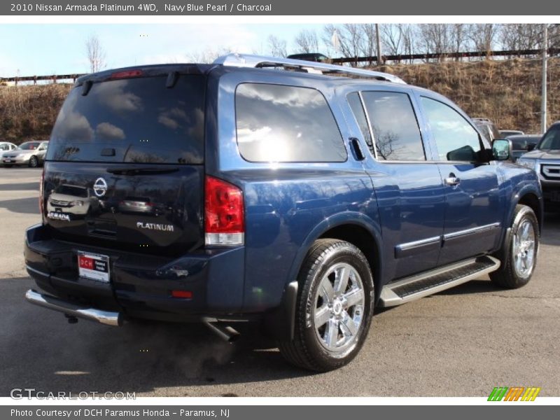 Navy Blue Pearl / Charcoal 2010 Nissan Armada Platinum 4WD