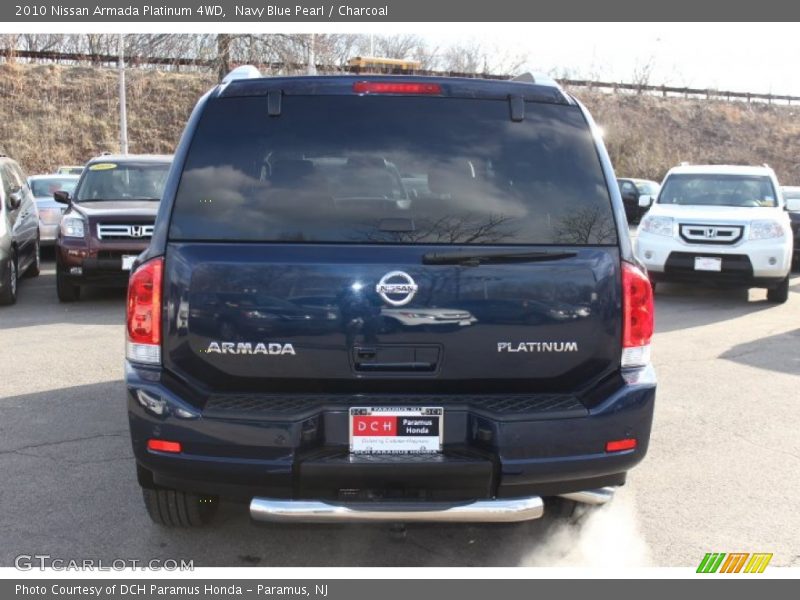 Navy Blue Pearl / Charcoal 2010 Nissan Armada Platinum 4WD