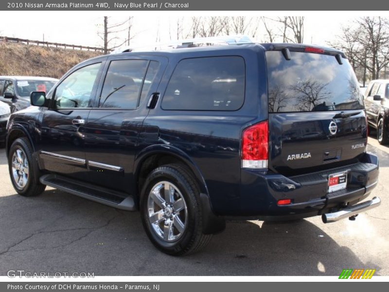 Navy Blue Pearl / Charcoal 2010 Nissan Armada Platinum 4WD