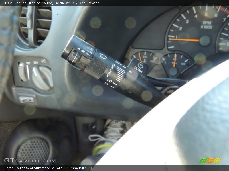 Arctic White / Dark Pewter 1999 Pontiac Firebird Coupe