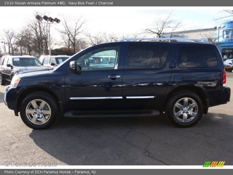 Navy Blue Pearl / Charcoal 2010 Nissan Armada Platinum 4WD