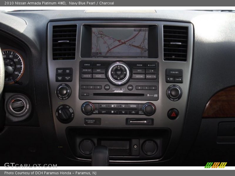Controls of 2010 Armada Platinum 4WD
