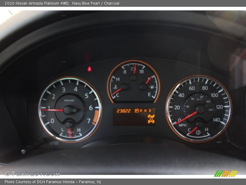  2010 Armada Platinum 4WD Platinum 4WD Gauges