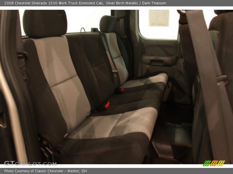 Rear Seat of 2008 Silverado 1500 Work Truck Extended Cab