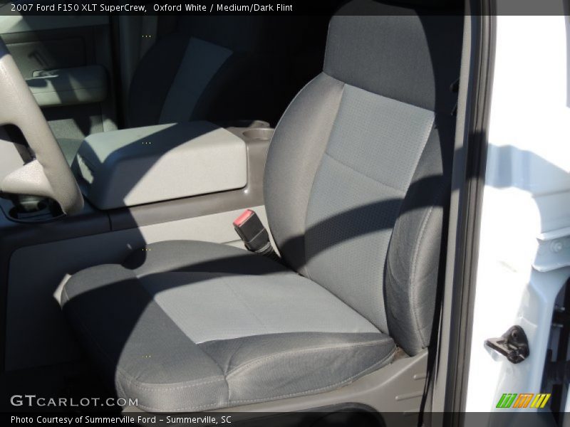 Oxford White / Medium/Dark Flint 2007 Ford F150 XLT SuperCrew