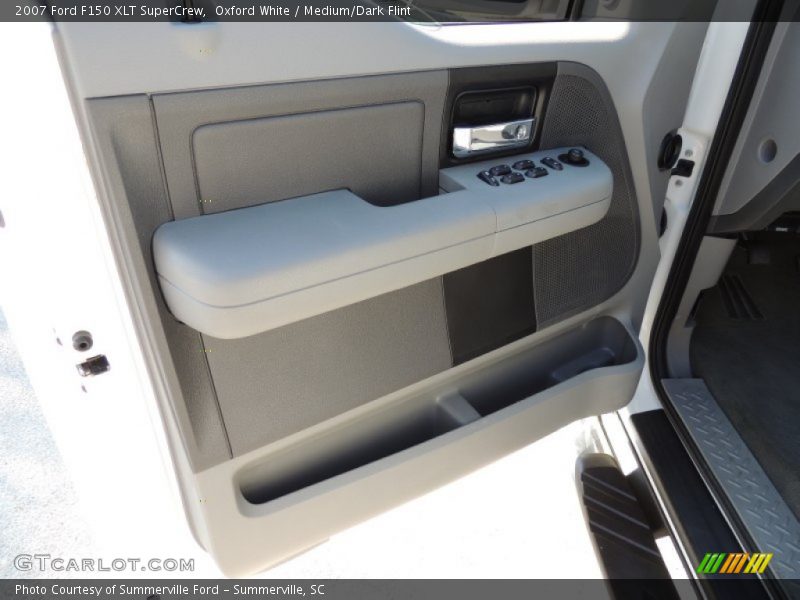 Oxford White / Medium/Dark Flint 2007 Ford F150 XLT SuperCrew