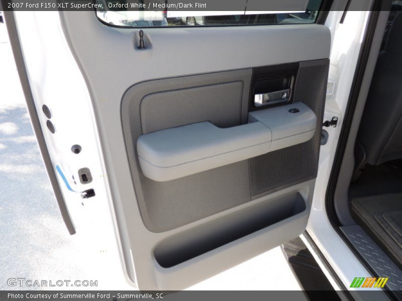 Oxford White / Medium/Dark Flint 2007 Ford F150 XLT SuperCrew