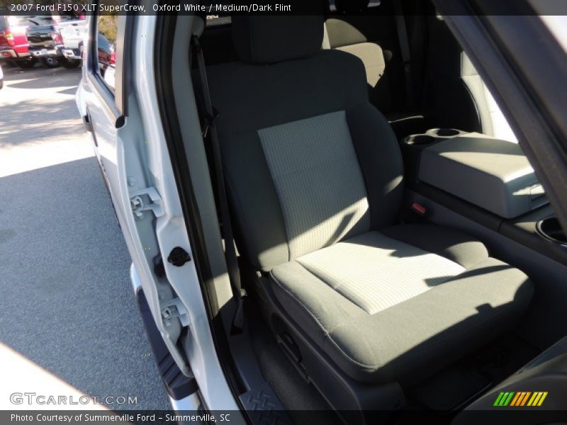 Oxford White / Medium/Dark Flint 2007 Ford F150 XLT SuperCrew