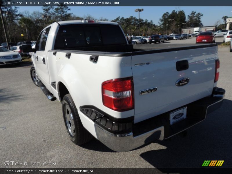 Oxford White / Medium/Dark Flint 2007 Ford F150 XLT SuperCrew