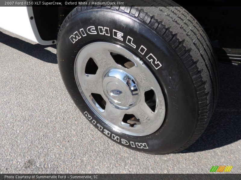 Oxford White / Medium/Dark Flint 2007 Ford F150 XLT SuperCrew