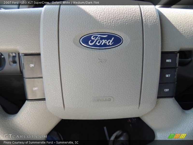Oxford White / Medium/Dark Flint 2007 Ford F150 XLT SuperCrew