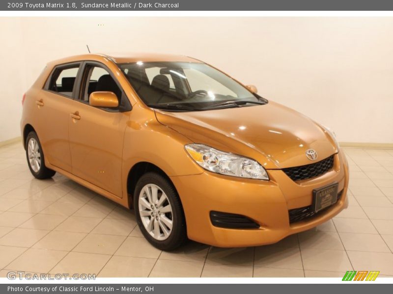 Sundance Metallic / Dark Charcoal 2009 Toyota Matrix 1.8