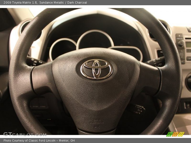 Sundance Metallic / Dark Charcoal 2009 Toyota Matrix 1.8