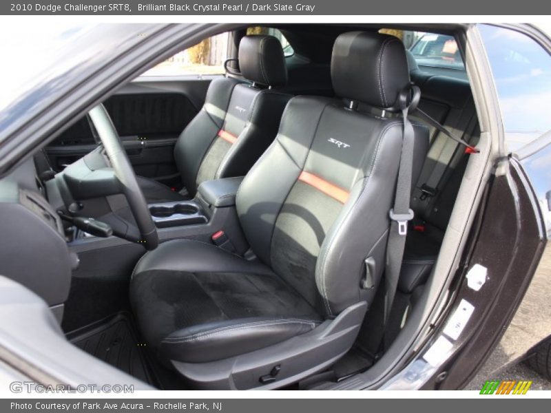 Front Seat of 2010 Challenger SRT8