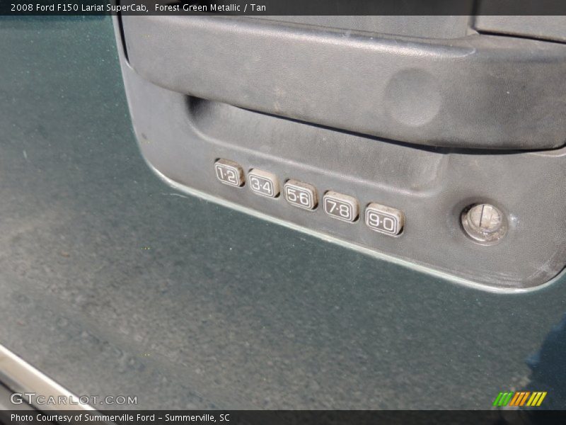 Forest Green Metallic / Tan 2008 Ford F150 Lariat SuperCab