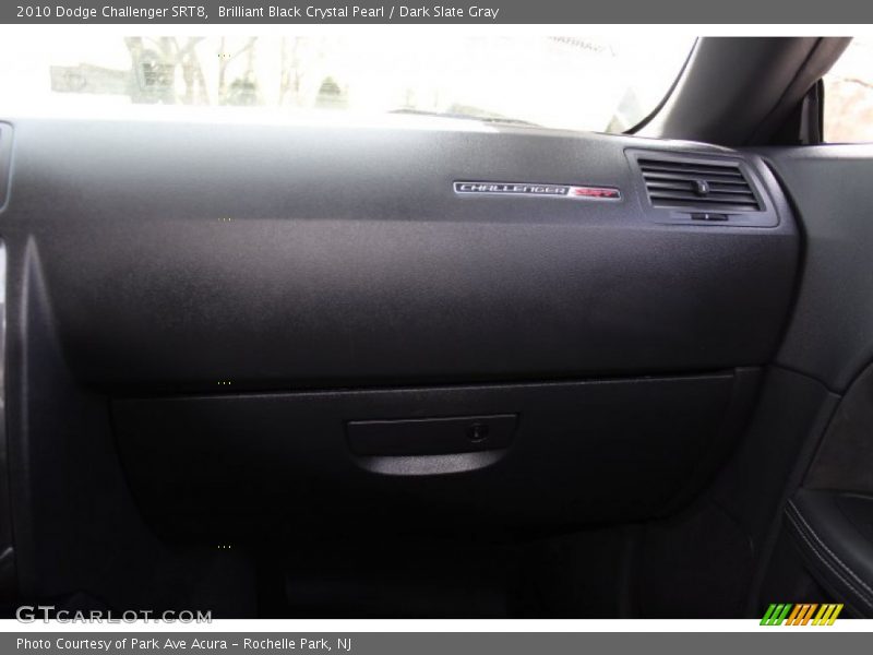 Brilliant Black Crystal Pearl / Dark Slate Gray 2010 Dodge Challenger SRT8