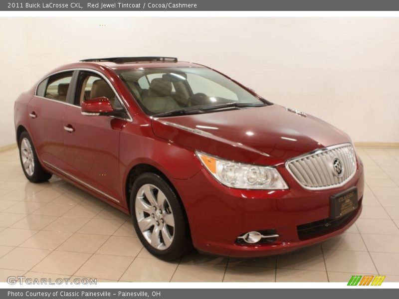 Red Jewel Tintcoat / Cocoa/Cashmere 2011 Buick LaCrosse CXL
