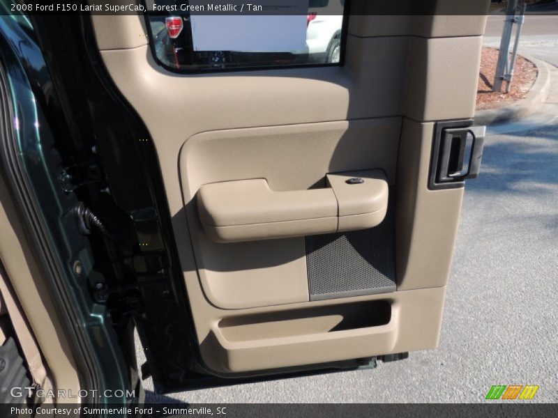 Forest Green Metallic / Tan 2008 Ford F150 Lariat SuperCab